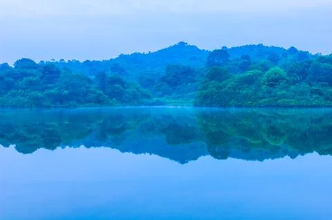 Lake on mountain Stock Photos