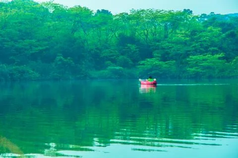 Lake on mountain Stock Photos