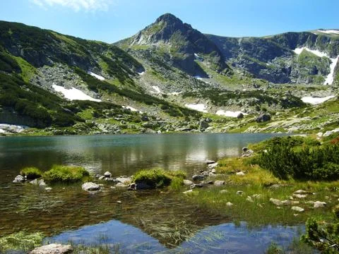 Lake mountain Stock Photos