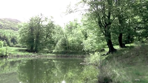 Lake on the mountain STOL Vídeo Stock 62866513