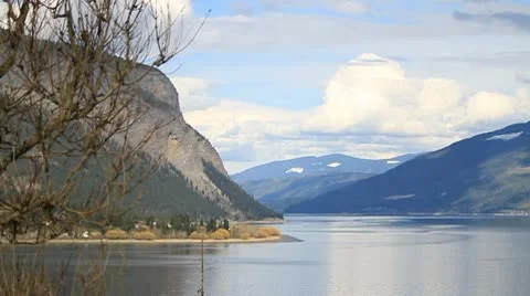 Lake with mountains Stock Footage 10757482