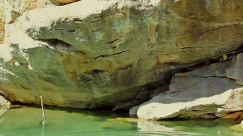 Lake in the mountains Stock Footage 23016416