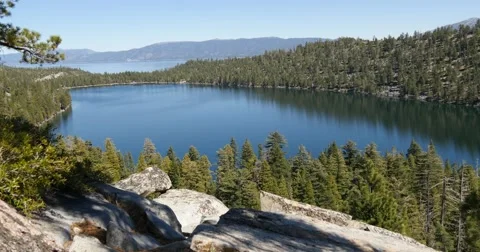 Lake in the mountains Stock Footage 48753265