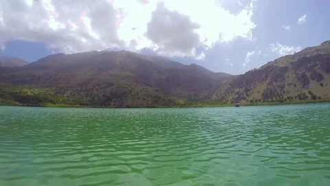 Lake in the mountains Stock Footage 71535325