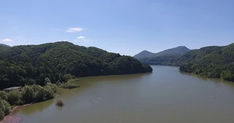 Lake in the mountains Stock Footage 81263036