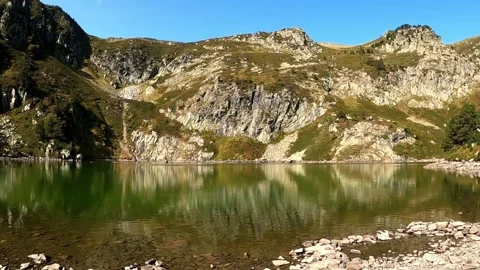 Lake in the mountains Stock Footage 146040277