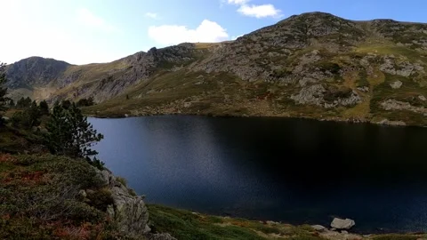 Lake in the mountains Stock Footage 146041439
