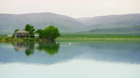 Lake in the mountains. Stock Footage 152651114