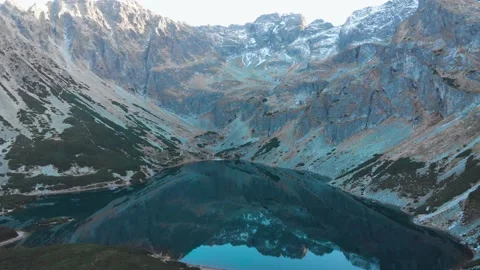 Lake in the mountains Stock Footage 166115462