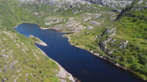 Lake in the mountains Stock Footage 202987980
