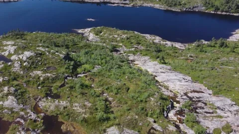 Lake in the mountains Stock Footage 202988017