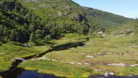 Lake in the mountains Stock Footage 202988244