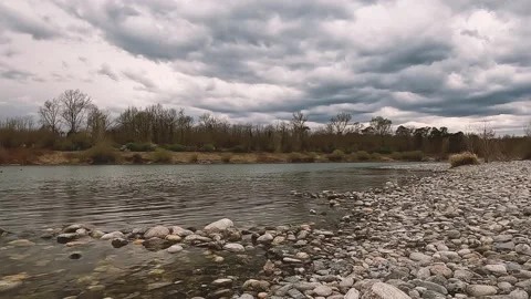 Lake in the mountains Stock Footage 211674687