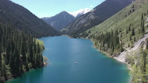 Lake in the mountains Stock Footage 232490398