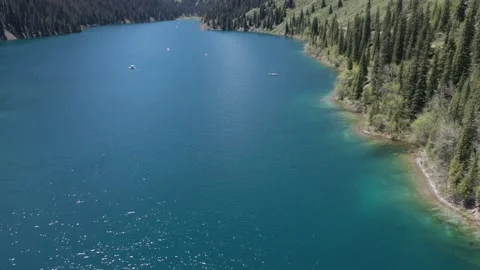 Lake in the mountains Stock Footage 232490529