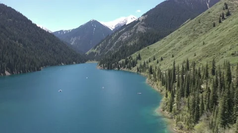Lake in the mountains Stock Footage 232490545