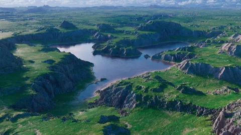 Lake in the mountains. 動画素材 248174012