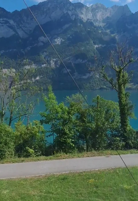 Lake in the mountains. Stock Footage 338203770