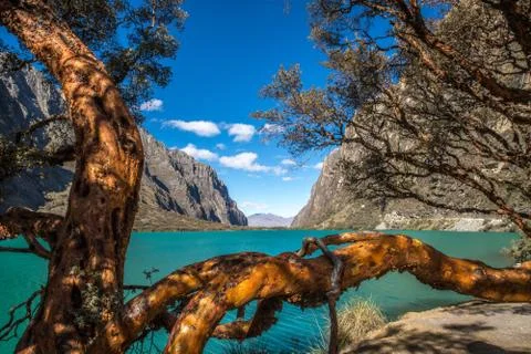 Lake in the mountains Stock Photos