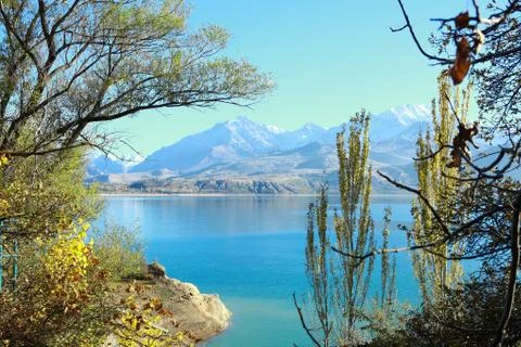 Lake in the mountains  Stock Photos