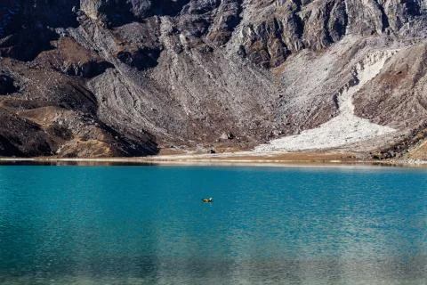 Lake in the mountains Stock Photos