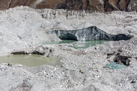 Lake in the mountains Stock Photos