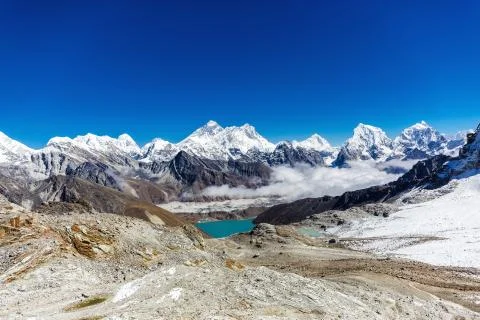 Lake in the mountains Stock Photos