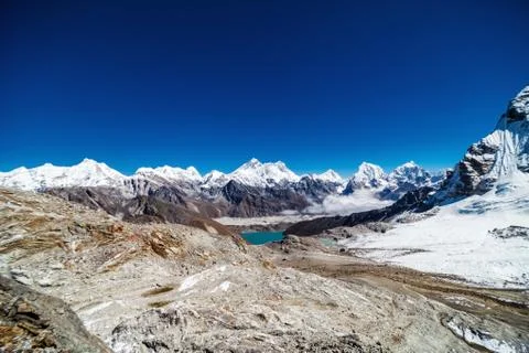 Lake in the mountains Stock Photos
