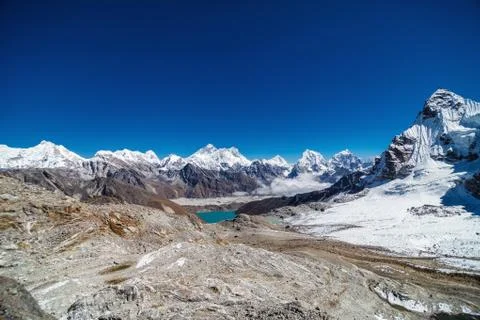 Lake in the mountains Stock Photos