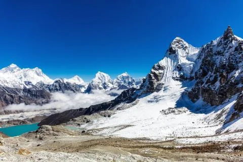Lake in the mountains Stock Photos
