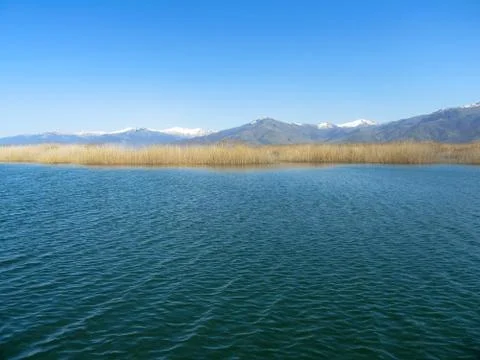 Lake in the mountains. Stock Photos