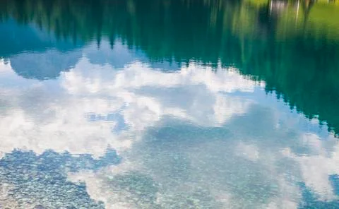 Lake in the mountains Stock Photos