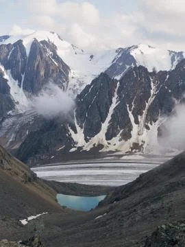 Lake in the mountains Stock Photos
