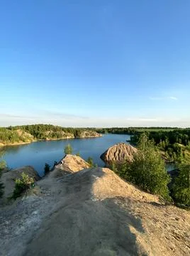 Lake in the mountains Foto stock