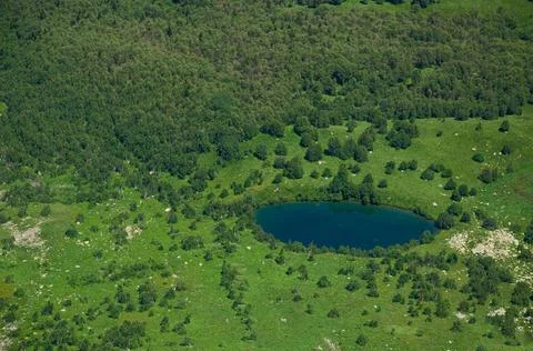 Lake in the mountains 写真素材