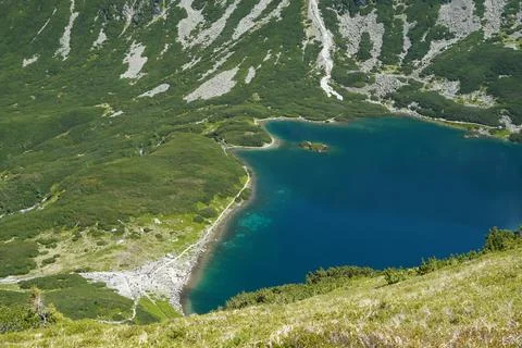 Lake in the mountains Stock Photos