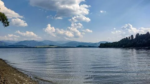 Lake in the mountains Stock Photos