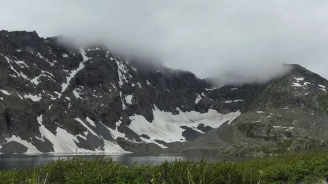 Lake in the mountains. Siberia. 스톡 동영상 117998637