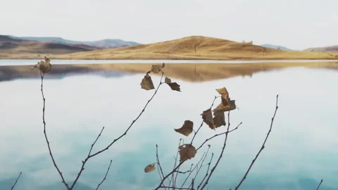 Lake in the mountains at sunset. Stock-Footage 298182779