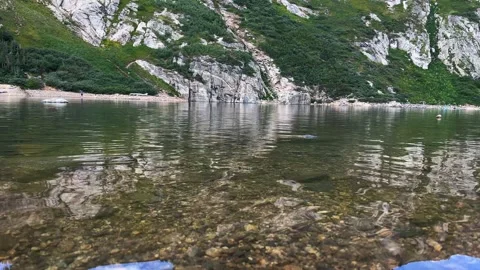 Lake with mountian Vídeo Stock 204768881