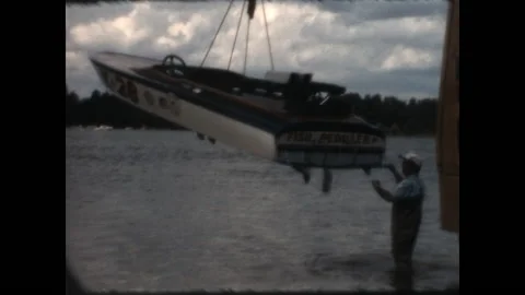 Lake Murray Competitors 1967 Stock Footage 152490306