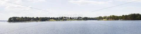 Lake murray pano Stock Photos