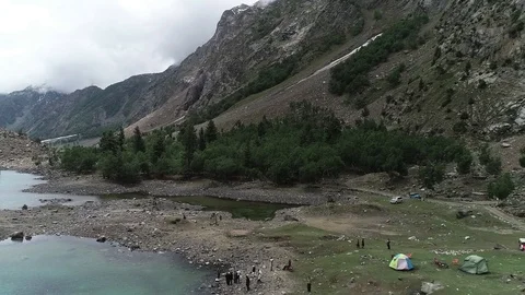 Lake Naltar Stock Footage 94240029