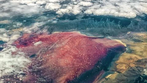 Lake Natron 库存照片