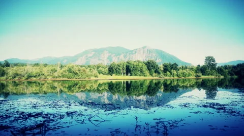 Lake nature Stock Footage 43060606