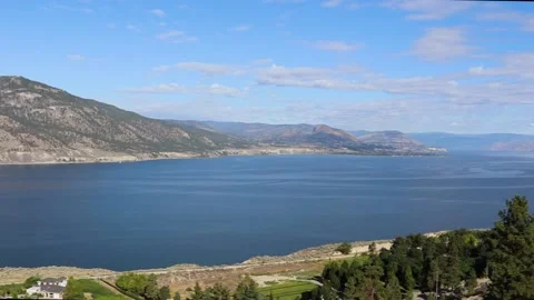 Lake Okanagan Valley Stock Footage