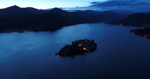 Lake Orta Stock Footage 90841502