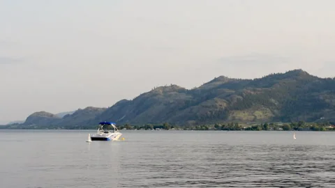 Lake Osoyoos Stock Footage 286376299