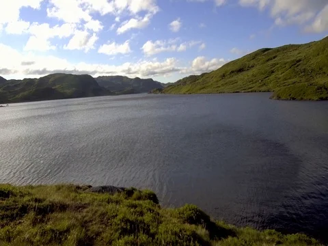 Lake overview in Norway Stock Footage 80913119