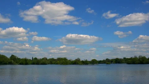 Lake overview timelapse Stock Footage 88770133
